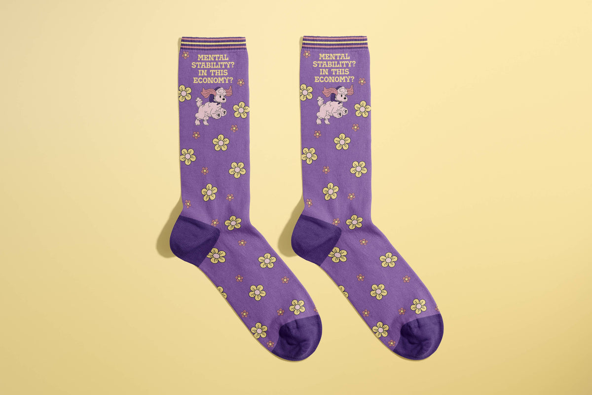 Mental Stability Crew Socks