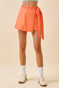 Seaside Tie Wrap Skort