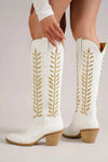 Golden Feather Boots