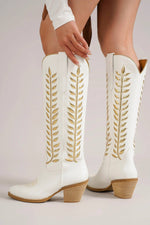 Golden Feather Boots