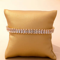 Baguette Crystal Tennis Bracelet