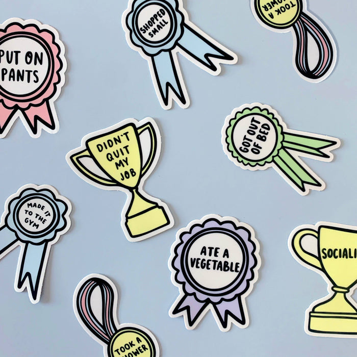 Didn't Quit my Job Trophy Sticker