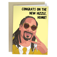 New Hizzle Home - Funny Congratulations Card