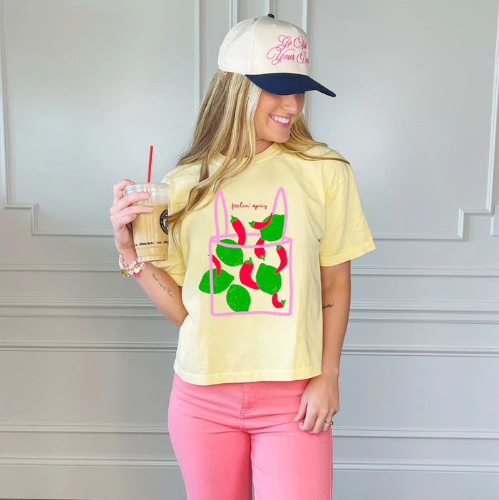 Feelin’ Spicy Cropped Tee