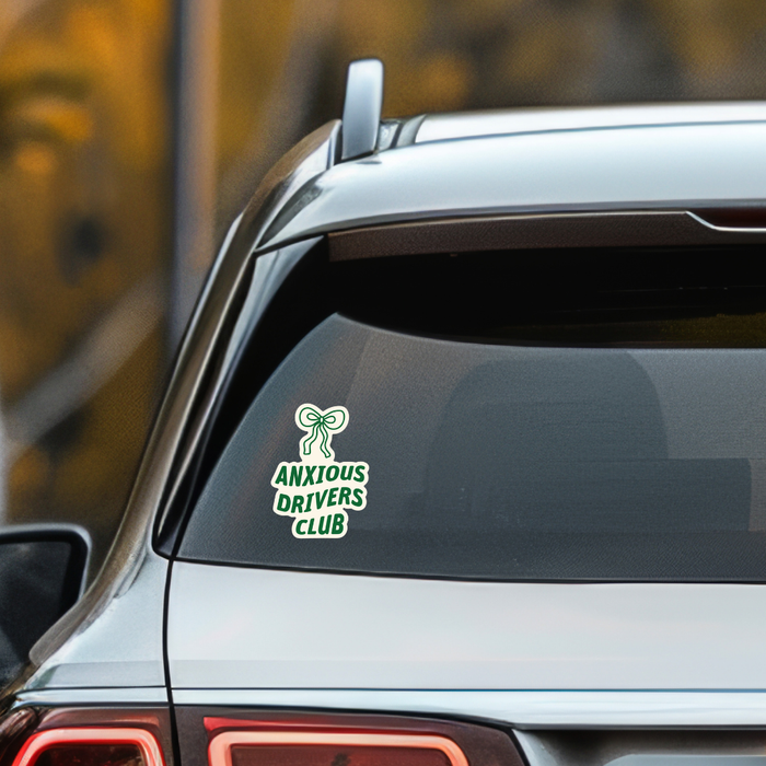 Anxious Driver Sticker