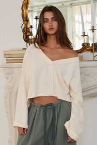 The Khloe Pullover Crop Top