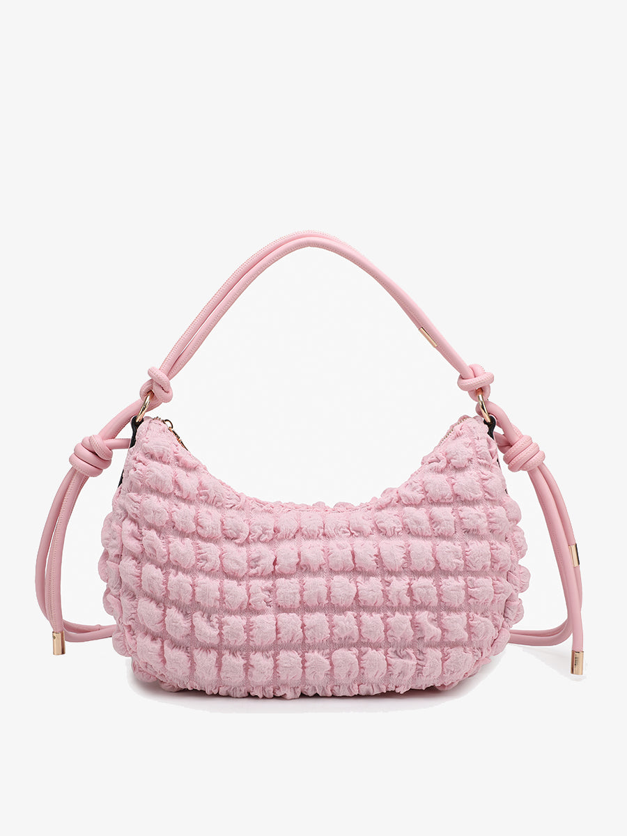 Nelly Quilted Nylon Shoulder Bag