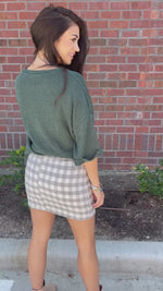 Editor-in-Chief Plaid Skirt