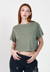 Sunday Edit Cropped Tee