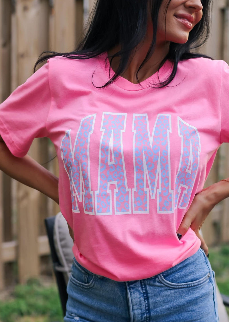 Mama Leopard Graphic Tee