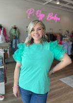 Lucky You Ruffle Tee