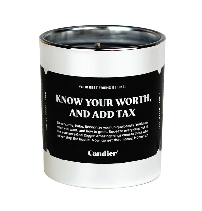 Know Your Worth Candle