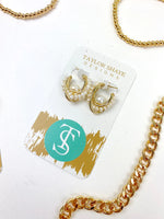 Gemma Pearl Hoops